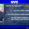 100ドル支給で接種者が急増 先月開始の奨励策、10万人以上