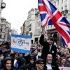 ロンドンで反ユダヤ主義に抗議し大規模デモ、開戦以来初　前日には親パレスチナ・デモも
