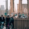ブルックリン橋の自転車数、倍増 専用レーン設置で