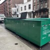試験的「ゴミ回収のコンテナ化」 ゴミ袋を歩道に置かず金属製の箱に