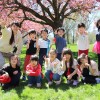 桜に包まれて、笑顔の遠足　ニューヨーク育英学園全日制NJキャンパス