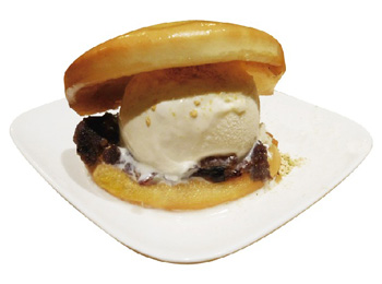 ボリュームたっぷりで満足間違いなしの「バンズアイスクリーム」