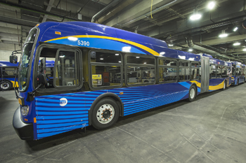 MTAのハイテク新型バス(photo: Metropolitan Transportation Authority of the State of New York)