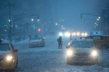 「ステラ」により大雪に見舞われたマンハッタン区＝14日 （photo: Michael Appleton/Mayoral Photography Office）