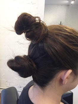 少し毛を遊ばせてラフな仕上がりにしてもOK。