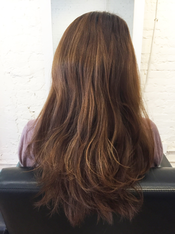 全体をゆるく巻いた状態でスタート。