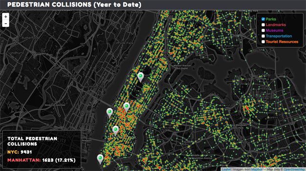 ニューヨーククロスウォークが公開したマップ