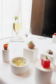 前菜の仕上がりは芸術品さながら