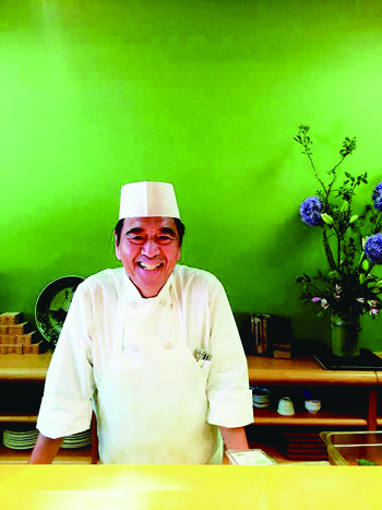 大将とおしゃべりしながらの食事も楽しい！