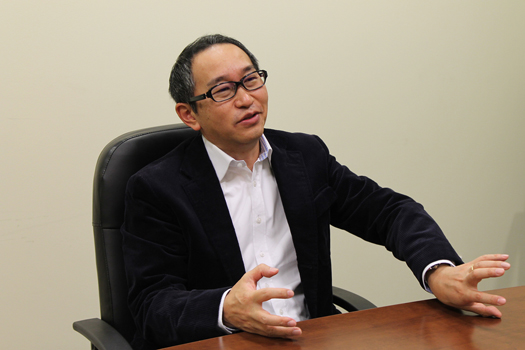 「ニューヨークの町は変化しているが、生活しやすい町だと思う」と話す大石社長