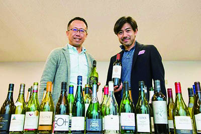 大橋健一さん（左）、大越基裕さん