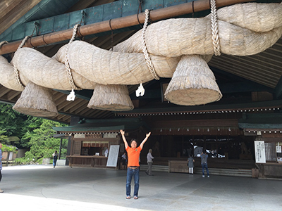 昨年６月、出雲大社を初参拝。 松江城、足立美術館なども巡った