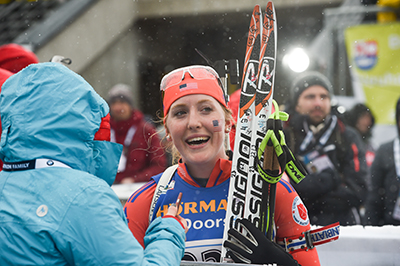 マドリン・フェーンウーフ選手（photo: NordicFocus/US Biathlon）
