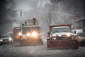 １月７日、大雪が降った市内の様子（photo: Michael Appleton/ Mayoral Photography Office）