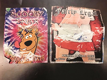 NYPDが公開したパッケージ写真。NYPDのフェイスブックより