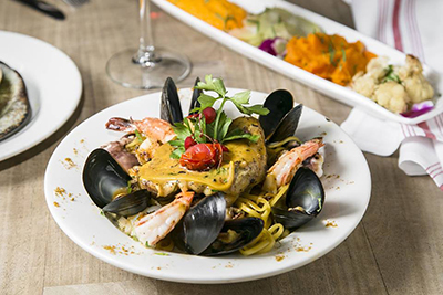 提携店の１つ、ラ・シレーヌの料理。 同イベントのフェイスブックより