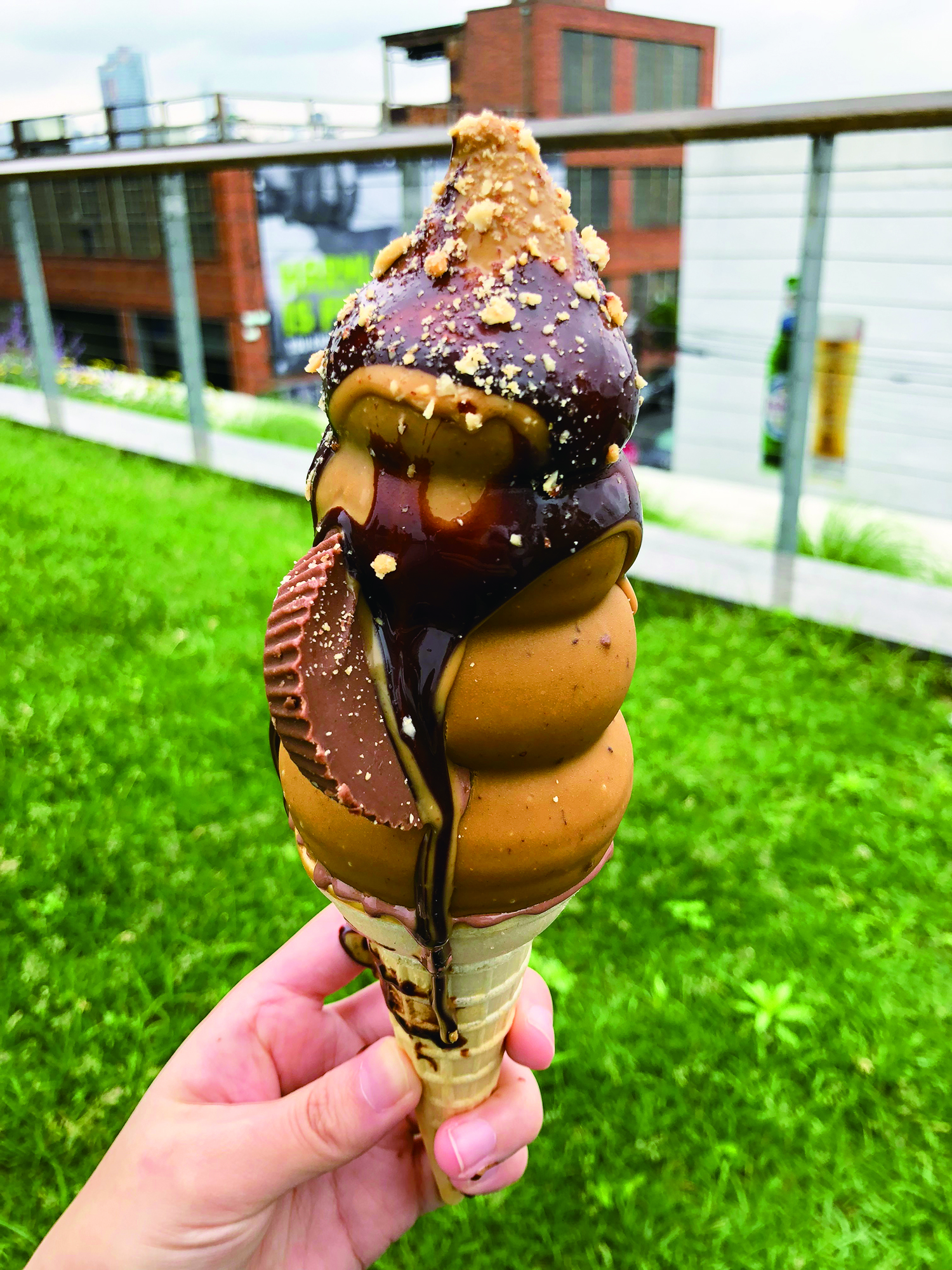 全長約20センチ、ずっしり重い「チョコレートＰ.Ｂ.Ｄ.」