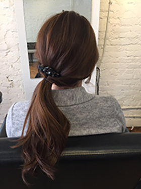 ピンでアクセントを付ければ完成！