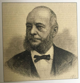 ロレンゾ・デルモニコ（1813〜81年）。実質的な2代目社長。さまざまな新料理考案に寄与し、類まれなる経営能力でデルモニコスをさらに発展させた