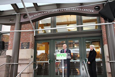 2013年、同施設が改名された際の記者会見の様子（photo: ACS）