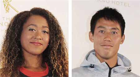 大阪なおみ　　　　　錦織圭