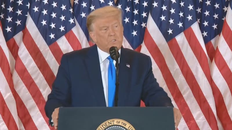 事実上の勝利宣言 トランプ氏が求める開票凍結は 選挙後の混乱止めるため Daily Sun New York