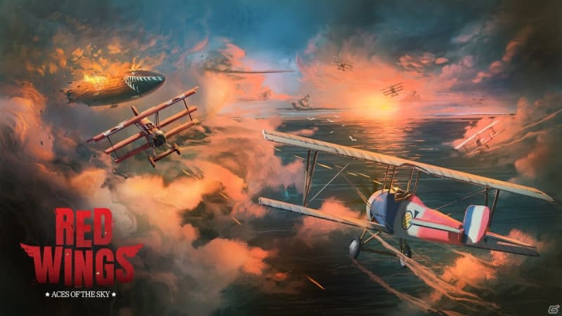 第 次世界大戦の戦闘機を操縦するアーケードアクションゲーム レッドウィングス 大空のエースたち が12月17日にswitchで配信 Daily Sun New York