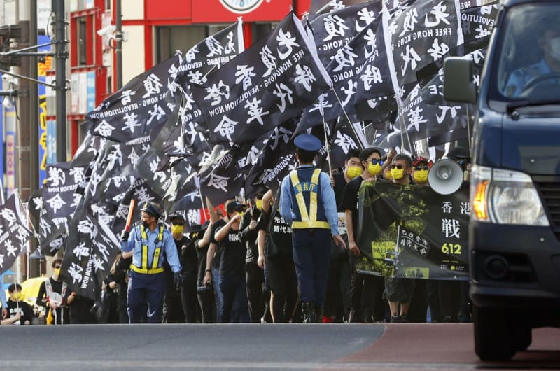 香港連帯デモ 世界50都市で Daily Sun New York