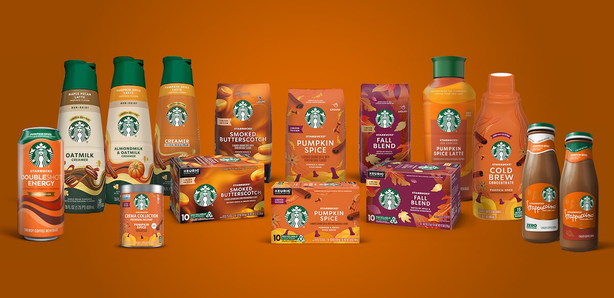 アメリカのスーパーで買える「スタバ商品」が激アツ！ 秋限定パンプキンスパイスが続々登場