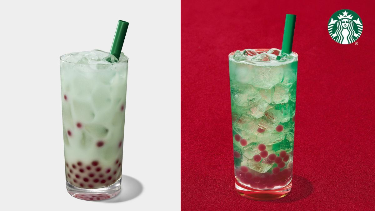 スターバックスに“クリスマスツリー”みたいな新作ドリンク、赤と緑がかわいい「リフレッシャー」登場